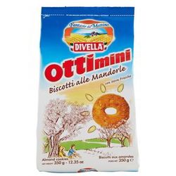 Divella ottimini biscotti mandorle 350 gr