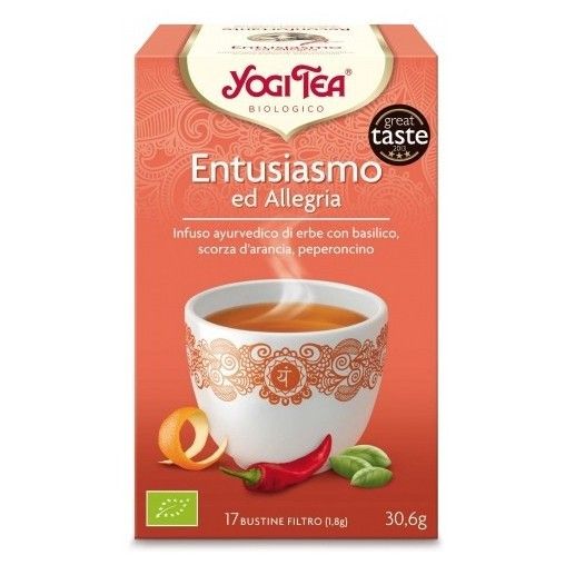 Entusiasmo ed allegria Yogi Tea 30G