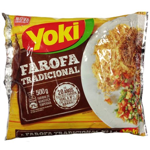 Farofa tradicional Yoki 500G