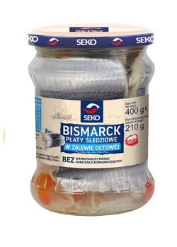 FILETES DE ARENQUE "BISMARCK"SEKO, 400G