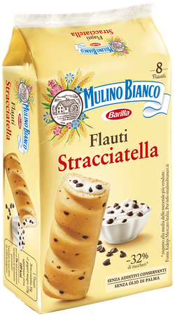 Flauti stracciatella 8 pezzi 280g Mulino Bianco