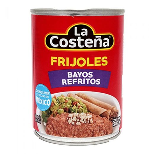 Frijoles bayos refritos La Costeña 580G
