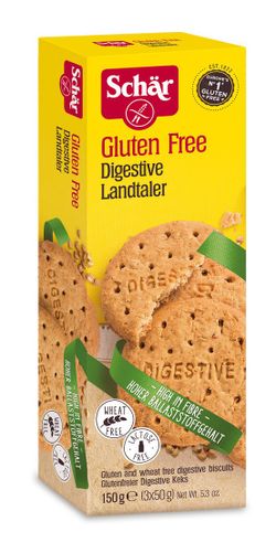 Galletas con fibra digestive Schär 150G Sin gluten