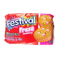 Galletas Festival Fresa x12