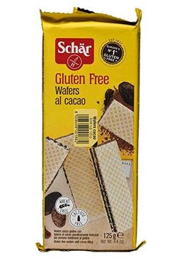 Galletas Wafers al cacao Schär 125G sin gluten