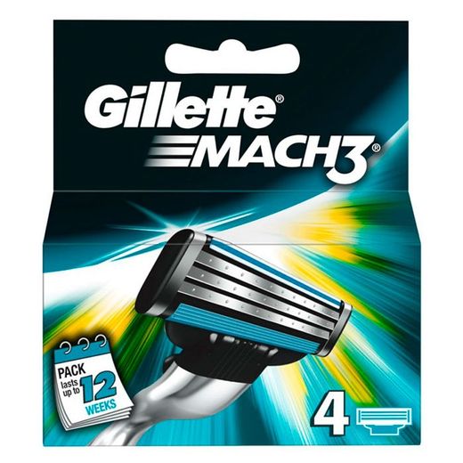 GILLETTE MACH3 RECAMBIO 4 U