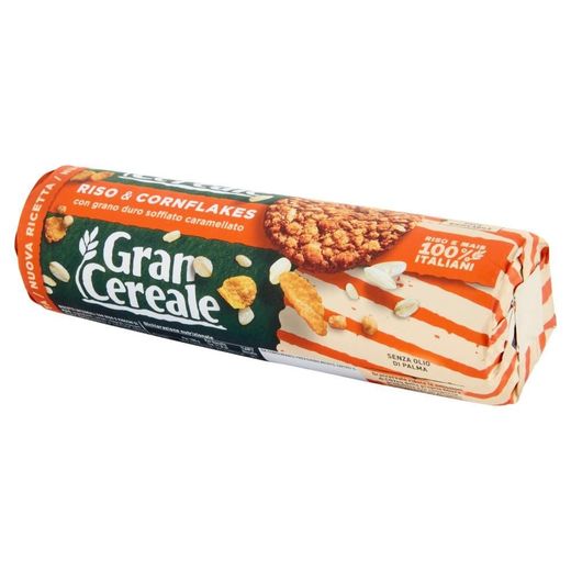 Gran Cereale Riso E Cornflakes Biscotti Tubo 230g