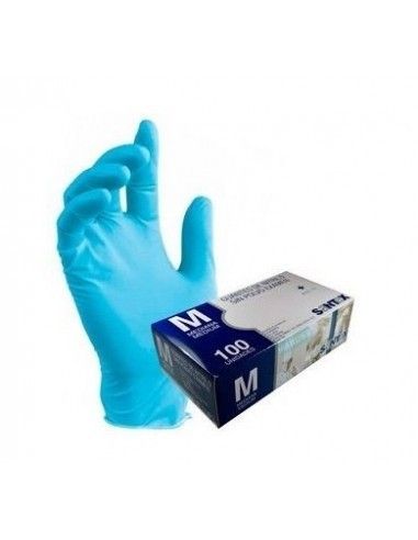 Guantes Nitrilo Azul Talla M 100 Uds