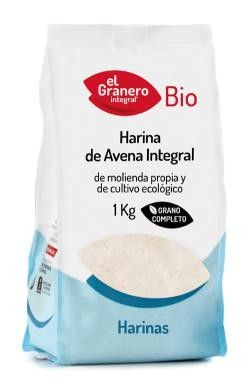 Harina de avena integral 1KG  El Granero Integral
