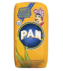 Harina de maíz amarillo Pan 1kg sin gluten