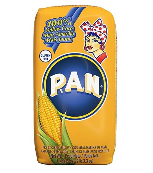 Harina de maíz amarillo Pan 1kg sin gluten