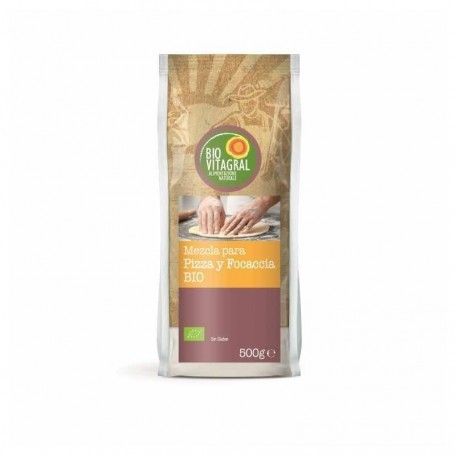 Harina de Mezcla Pizza-Focacia Sin Gluten Bio Vitagral 500g