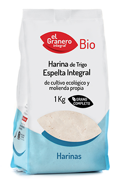 Harina de trigo espelta integral 1kg El Granero Integral