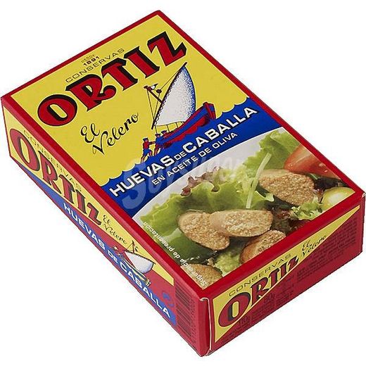 Huevas de caballa en aceite de oliva ORTIZ 110G