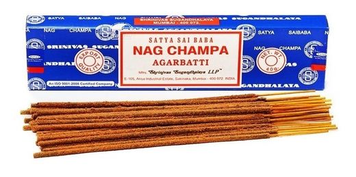 Incienso Nag Champa Original Azul 15 unid