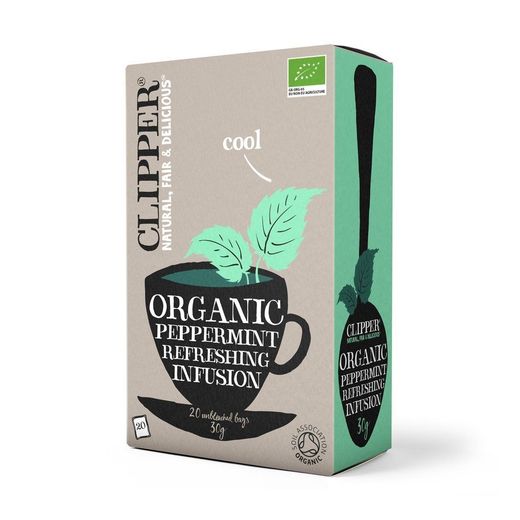 Infusion Organic Peppermint 20x30G Cupper