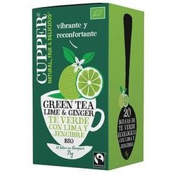 Infusion Te verde con lima 20x35G Cupper
