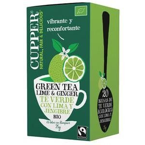 Infusion Te verde con lima 20x35G Cupper