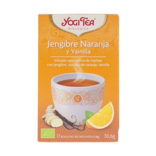 Jengibre Naranja y vainilla Yogi Tea 30G