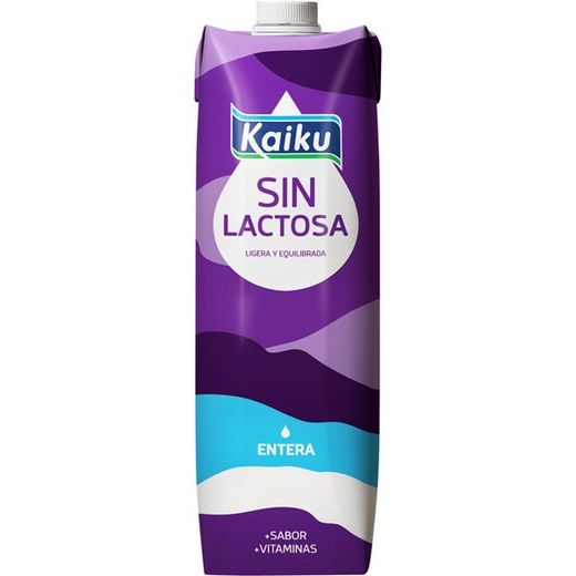 KAIKU SIN LACTOSA Leche entera brik 1