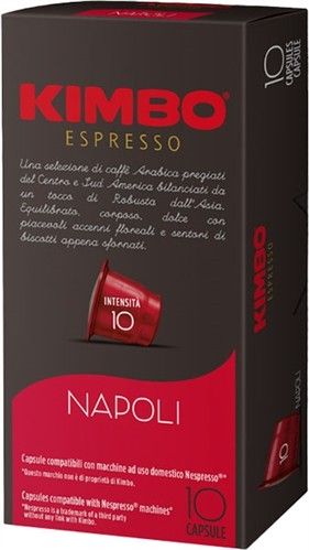 Kimbo capsula napoli Nº10. X10CAP