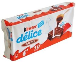 KINDER DELICE pack de 10 uds.