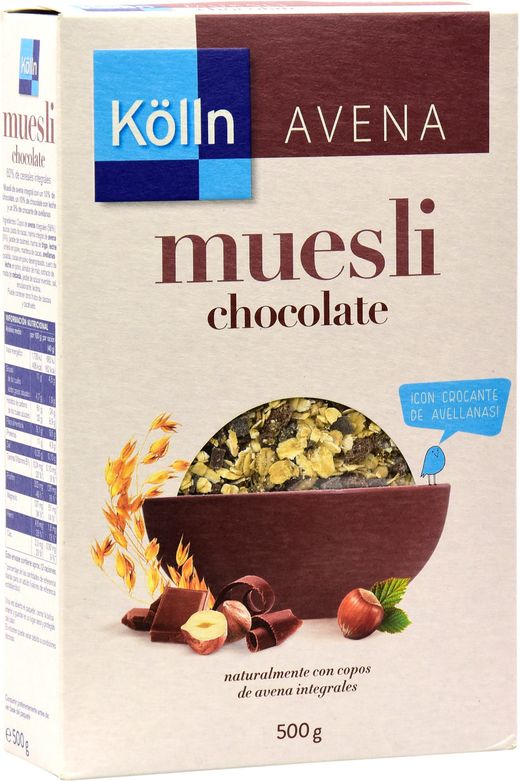 Kölln Müsli Schoko 500g/ Muesli con Chocolate 500gr