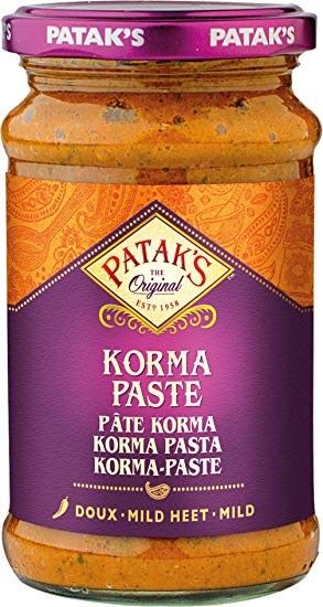 Korma Paste suave Patak's 283G