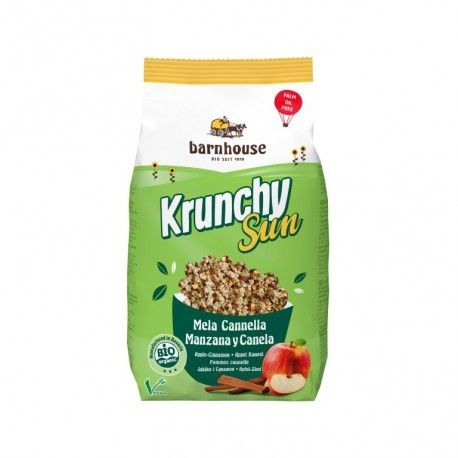 Krunchy Sun con Manzana y Canela Ecológico Barnhouse 375g