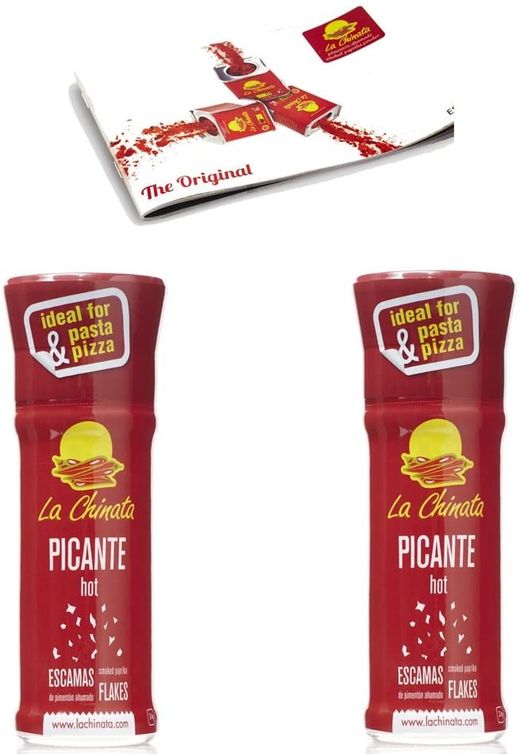 LA CHINATA Escamas de pimentón ahumado picante frasco 24 g