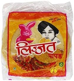 LIJJAT PAPAD URID PLAIN 200G (Papadum)
