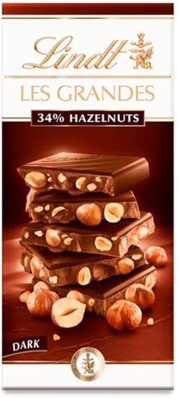 Lindt Les Grandes Avellana noir, 150 gr
