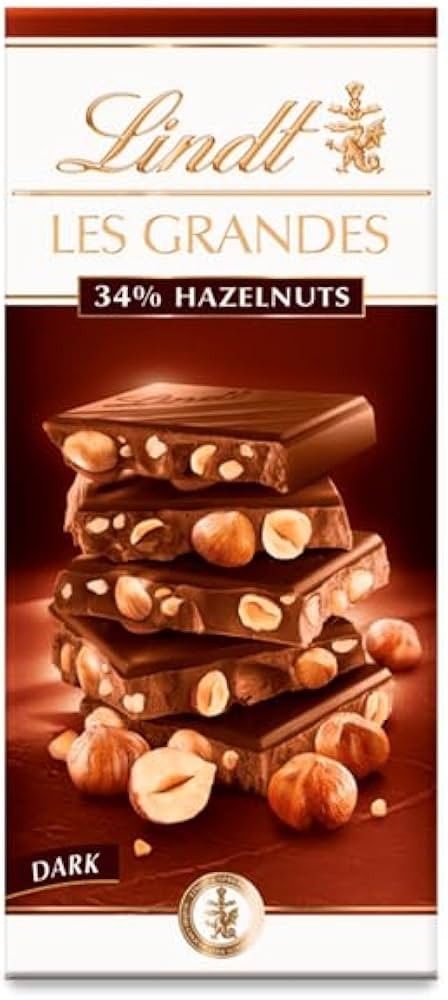 Lindt Les Grandes Avellana noir, 150 gr