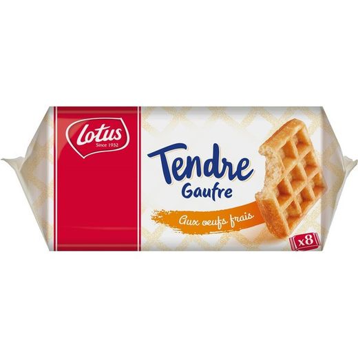 Lotus Biscoff Gofres mini de sabor vainilla tendre 8uni.