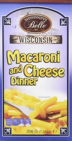 Macarrones con queso Mississippi Belle 206g