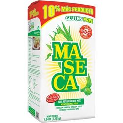 Masa instantánea de maíz Maseca 2.20kg sin gluten