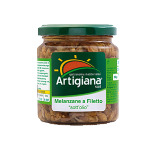 Melanzane a filetto sott'olio Artigiana 280G