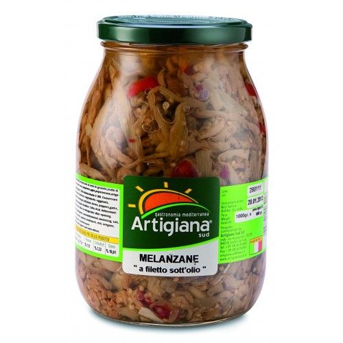 Melanzane a filetto sott'olio Artigiana 950G
