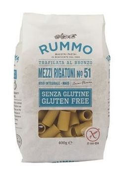 Mezzi Rigatoni N°51 Sin Gluten Rummo 400 gr.