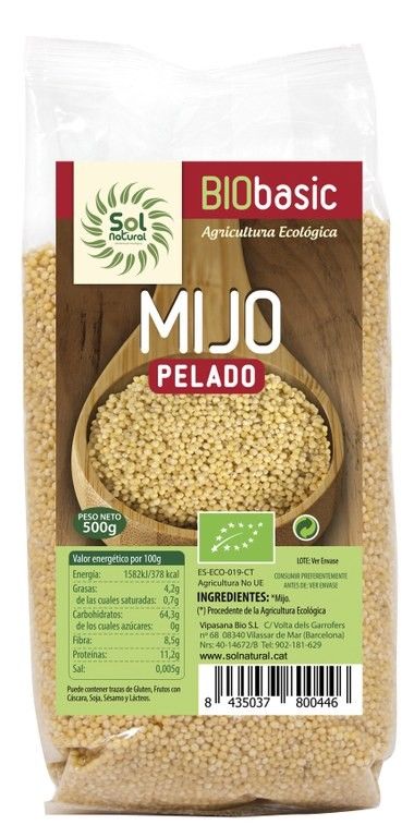 Mijo pelado Sol Natural 500G