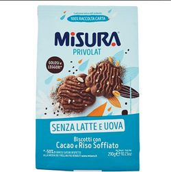 Misura Privolat Biscotti Con Riso Soffiato E Cacao 290g