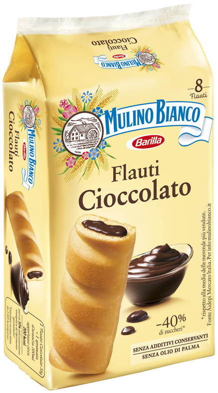 MULINO BIANCO FLAUTI CIOCCOLATO 8pz – 280gr