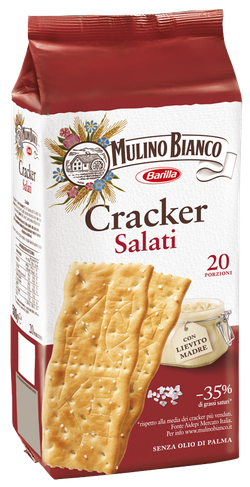 Mulino bianco sfoglia di grano cracker salati x20 500 gr