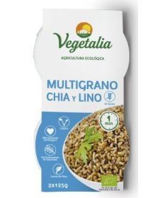 MULTIGRANO CHIA LINO BIO VEGETALIA VASO2X125G