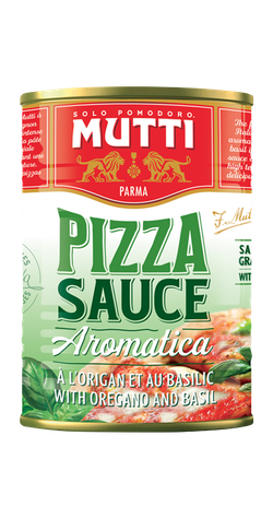 MUTTI Salsa para pizza aromatizada lata 400 g