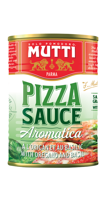 MUTTI Salsa para pizza aromatizada lata 400 g