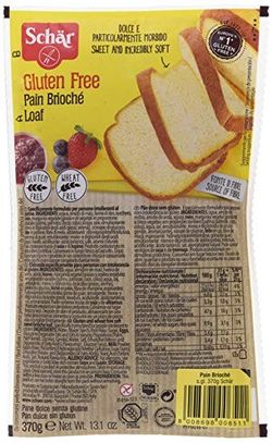 Pan brioché loaf schär 370G sin gluten