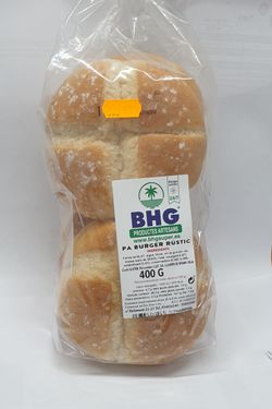 PAN DE HAMBURGUESAS RUSTICO BHGX4UNI.400G
