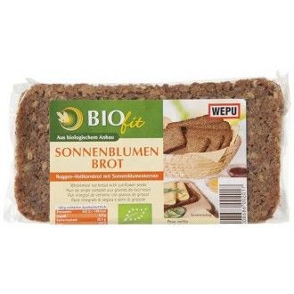 Pan estilo alemán Sonnenblumenbrot de centeno Biofit 500G