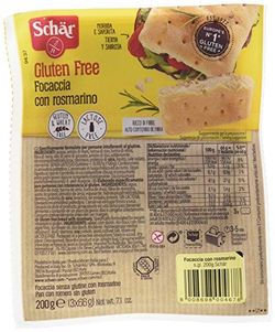 Pan Focaccia con rosmarino Schär 200G sin gluten